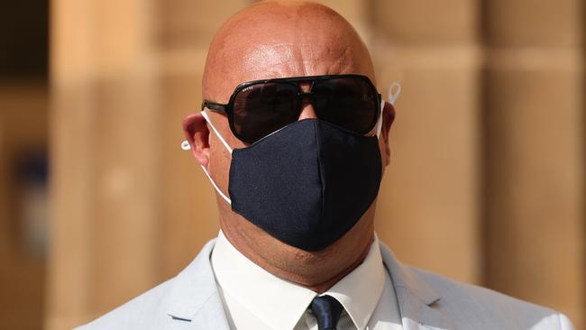 ADELAIDE, AUSTRALIA - NewsWire Photos June 8 2023: Homer Kakalias, an accused in the ongoing Operation Ironside police investigations appears at Adelaide Magistrates Court. NCA NewsWire / David Mariuz