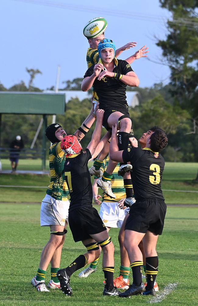Billy Rowan. AIC First XV rugby between St Patrick's College and St Laurence's College. Saturday May 10, 2025. Picture, John Gass