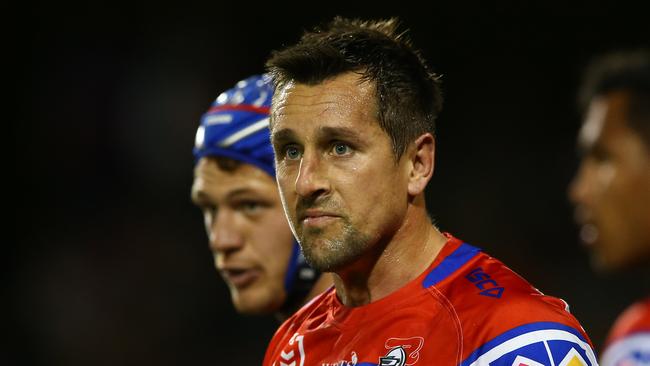 Mitchell Pearce is in the middle of contract negotiations with the Newcastle Knights. Picture: Matt Blyth/Getty Images