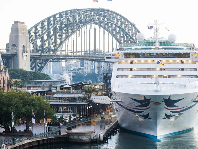 International cruises have been banned from Australian shores for almost two years. Picture: Tim McIntyre