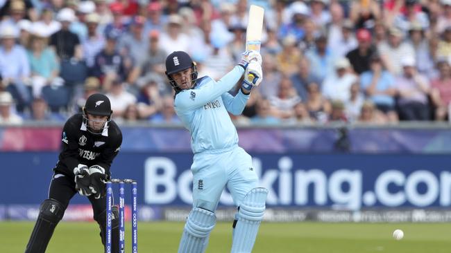 England’s Jason Roy is ready to take full advantage of the flat deck. Picture: AP