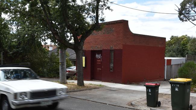 The disused electrical substation is only 33sq m. Picture: Andrew Batsch