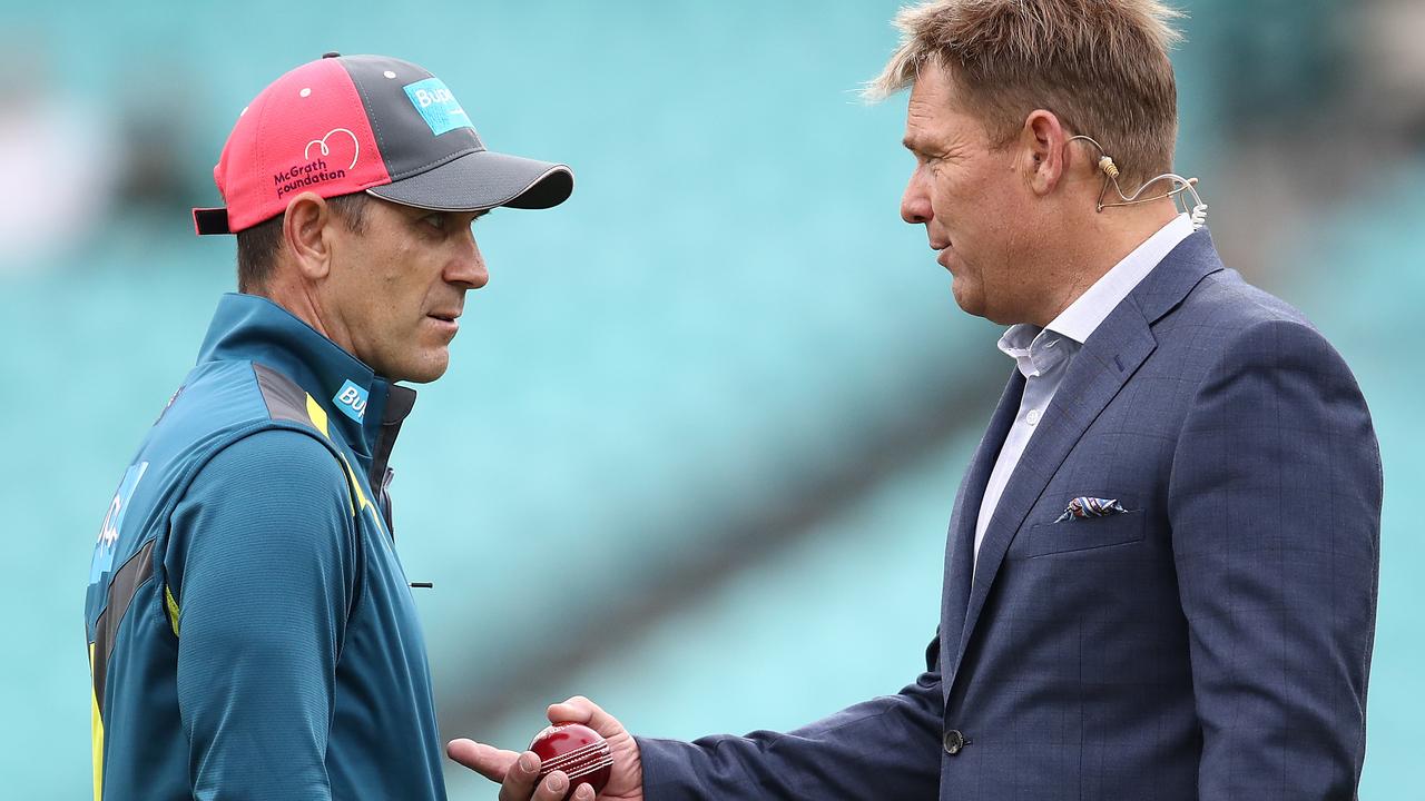 Shane Warne does not think much of Justin Langer’s plan to play five bowlers.