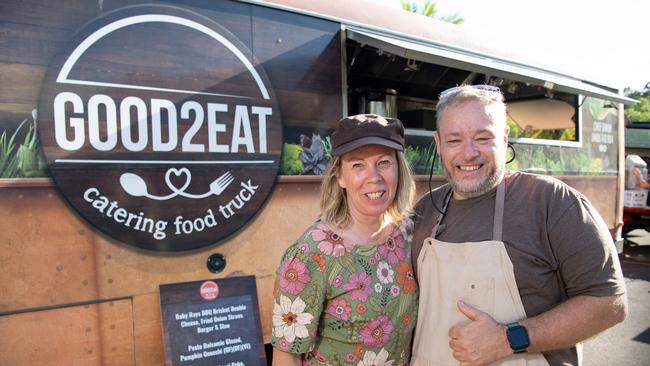 Simon and Jill Wallace of Good2Eat Catering. Picture: Patrick Woods.