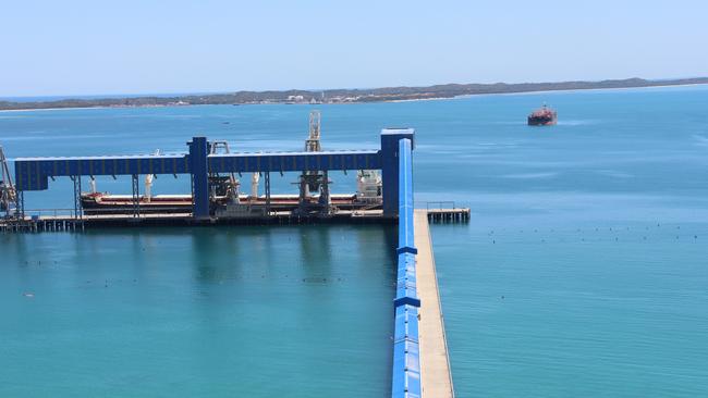 The port at Kwinana in WA, where Premier Mark McGowan does not what the foreign shop to berth. Picture: Supplied