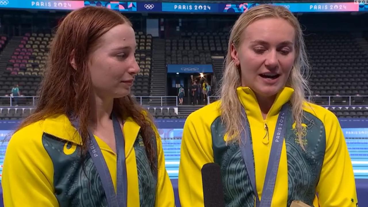 ‘It’s tough’: Titmus in tears as ‘awkward’ dynamic between gold girls laid bare