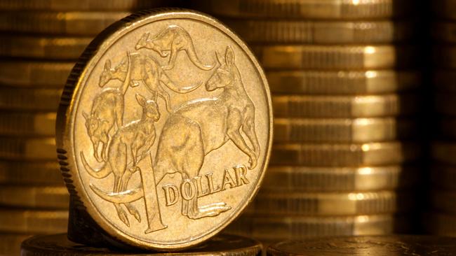 Australian one dollar coins