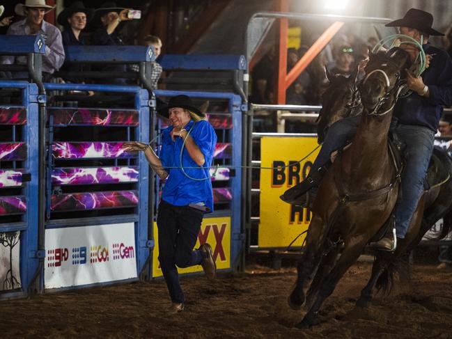 All the action at the sold-out 50th iteration of the Noonamah Tavern and Rodeo. Picture: Pema Tamang Pakhrin