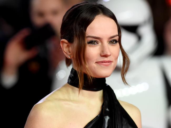 Daisy Ridley plays Rey in soon-to-be box office smash, Star Wars: The Last Jedi. Picture: Getty Images