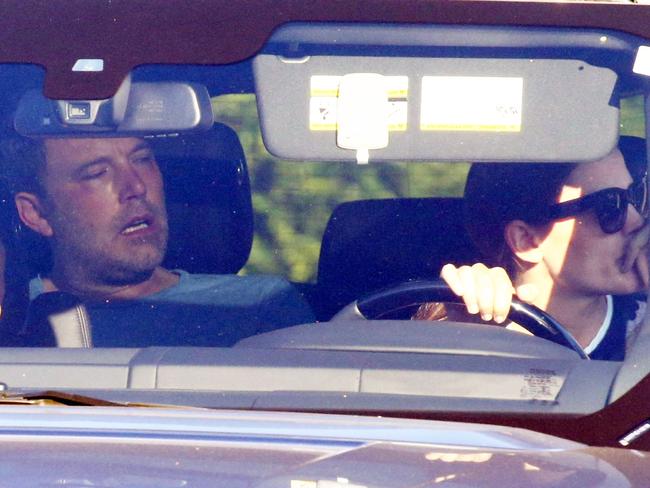 Ben Affleck, pictured en route to rehab. Picture: Backgrid