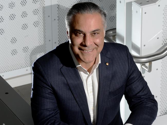 Ahmed Fahour, CEO of Latitude Financial Services, at the company's Docklands head office. Picture: Andrew Henshaw