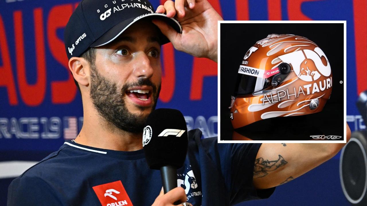 Ricciardo helmet 2024