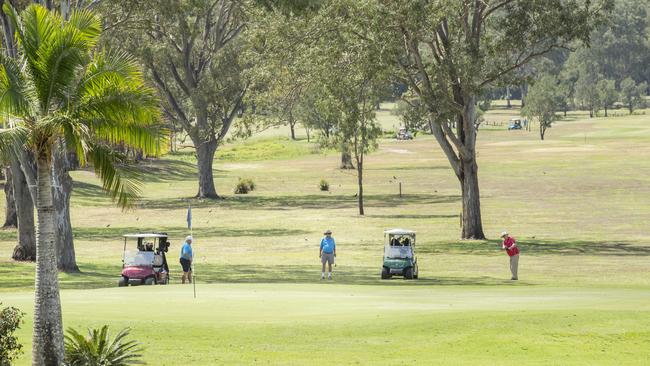 Meadowbrook Golf Club has undergone several changes lately, including the introduction­ of a $250 golf cart fee. Picture: AAP/Richard Walker