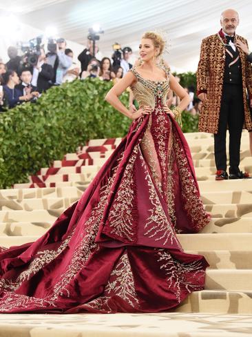 Blake Lively stuns at the 2018 Met Gala in New York City. Picture: Getty