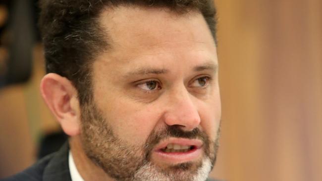 Labor’s leader in the Upper House, Kyam Maher. Photo:AAP Image/Kelly Barnes.