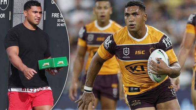 Under-fire Brisbane Broncos forward Tevita Pangai Junior.