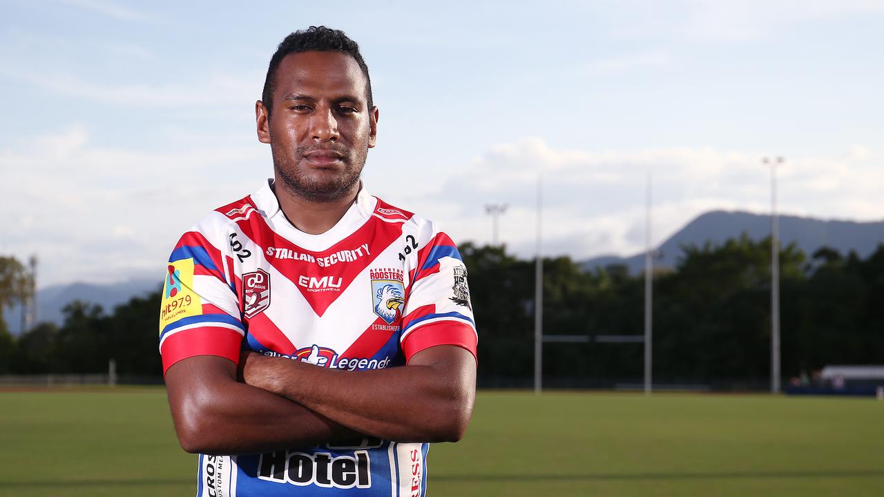 Jermaine Pedro will play for the Atherton Roosters in the 2021 Cairns and District Rugby League (CDRL) competition. Picture: Brendan Radke