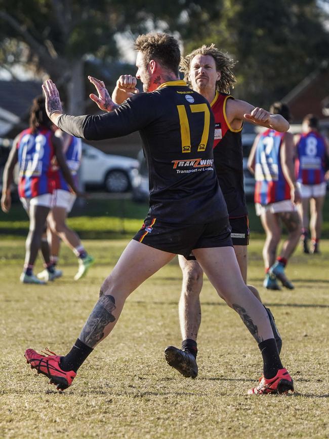 Justin Van Unen playing for Dingley last season.