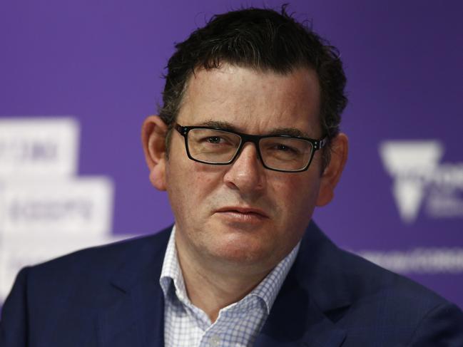 MELBOURNE, AUSTRALIA - NewsWire Photos SEPTEMBER 12, 2020:   Victorian Premier Daniel Andrews speaks to the media during a press conference in Melbourne, Victoria. Picture: NCA NewsWire / Daniel Pockett