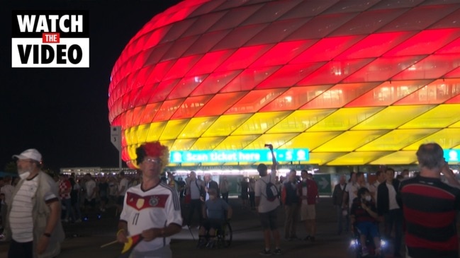 Germany came out in rainbow colours in defiance of UEFA's refusal of LGBT  lights