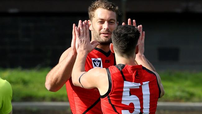 Tom Bellchambers pushed his senior selection hopes for Coburg in the VFL on the weekend. Picture: Mark Wilson