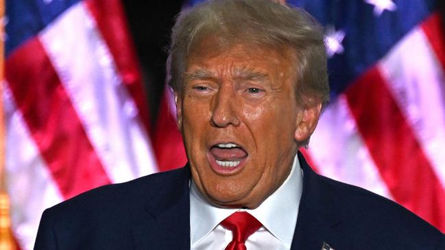 Donald Trump has pleaded not guilty to four charges linked to the 2020 presidential election. Picture:AFP/Getty Images