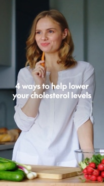 4 ways to help lower your cholesterol levels