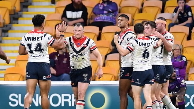 Despite being one of the form teams in the competition Trent Robinson says his side still has a lot of improvement in them. Picture: Getty Images.