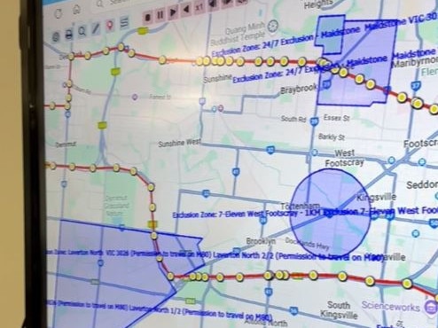 Authorities to keep an eye on alleged offenders 24/7 with real-time trackers. Picture: Supplied