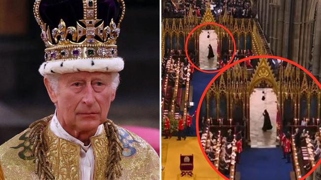 Eagle-eyed viewers were royally spooked by this ominous sighting at King Charles III’s coronation on Saturday.