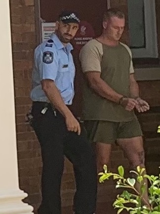 Michael Ethan Dan outside the Gympie District Court on November 27, 2020