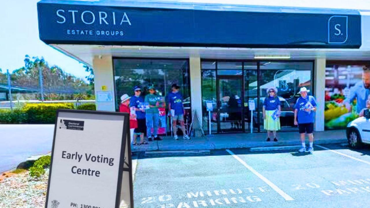 The early voting centre at Birkdale Village. Picture: Contributed