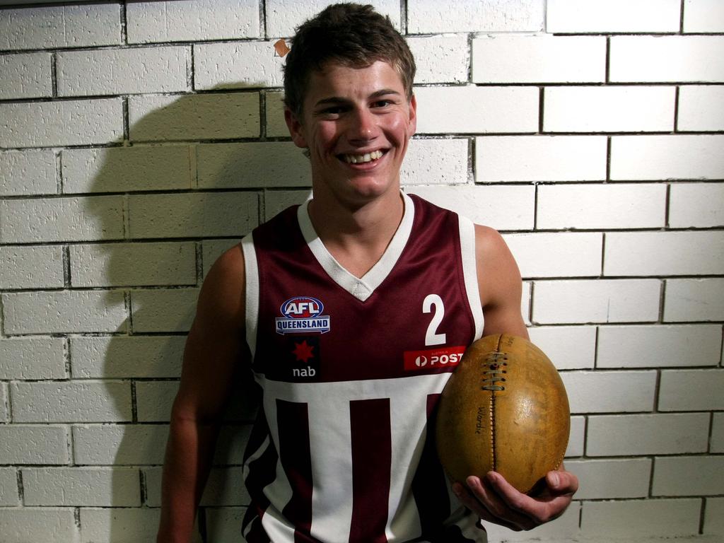 Back in 2008, Dayne Zorko was a 19-year-old kid playing for Broadbeach with dreams of cracking into the AFL. Picture: NewsCorp Australia.