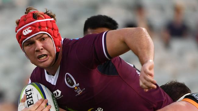 CANBERRA, AUSTRALIA - JANUARY 31: Harry Wilson of the Reds during the round one Super Rugby match between the Brumbies and the Reds at GIO Stadium on January 31, 2020 in Canberra, Australia. (Photo by Tracey Nearmy/Getty Images)