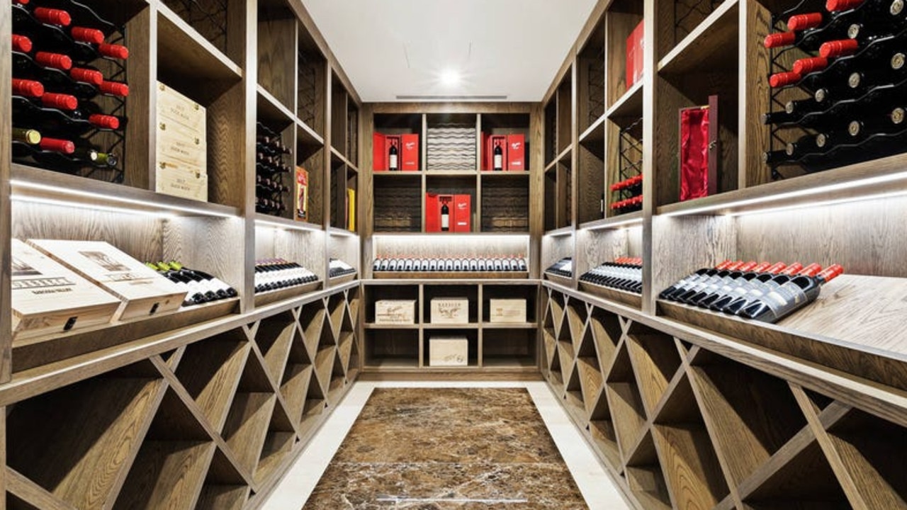 Wine enthusiasts will love the temperature-controlled cellar.
