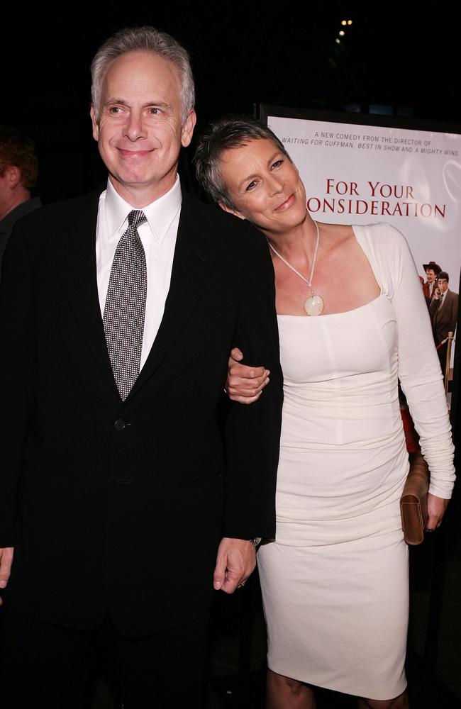 Ruby’s parents Jamie Lee Curtis and Christopher Guest. Picture: Vince Bucci/Getty Images