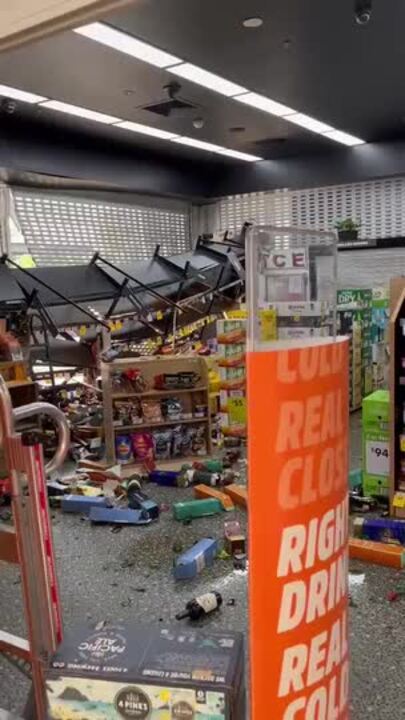 Gracemere BWS ram raid