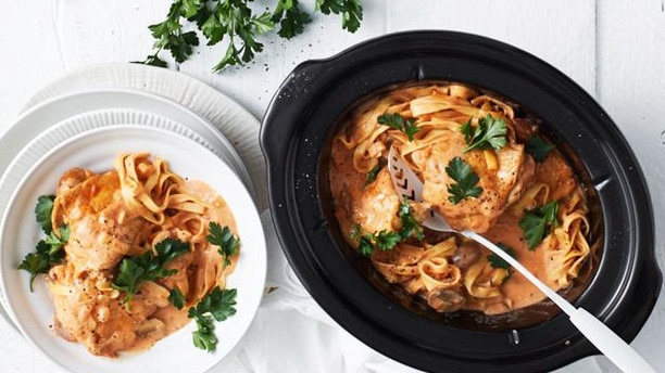 Slow cooker chicken Diane.