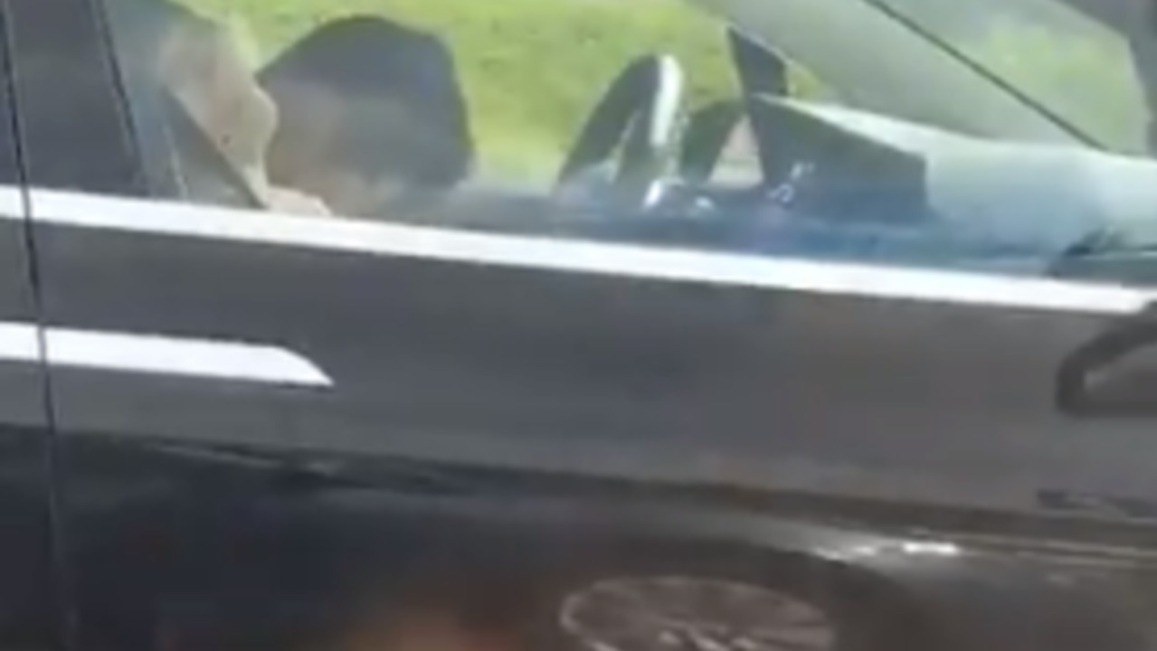 Tesla Driver Filmed ‘sleeping Behind The Wheel Of His Car Herald Sun