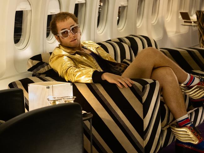 Taron Egerton stars as Elton John in <i>Rocketman</i> which is out in May. Picture: Paramount Pictures