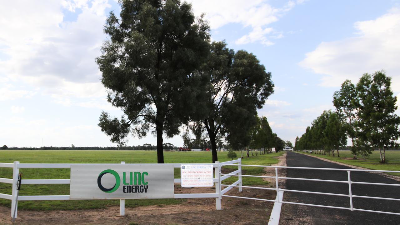 DISASTER: The Chinchilla Linc Energy site at Hopeland near Chinchilla on the Western Downs. Pic: Jessica Flynn