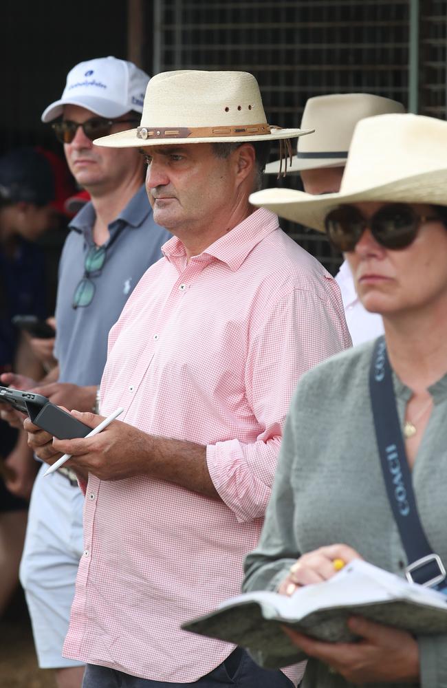 Vin Cox from Godolphin at the 2023 yearling sales. Picture: Glenn Hampson