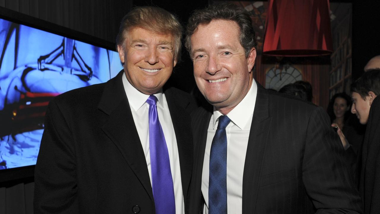 Morgan (right) and Mr Trump, pictured here in 2010, are old friends. Picture: Mathew Imaging/WireImage)