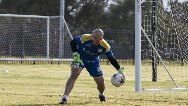 Richards has been understudy to Adelaide custodian Paul Izzo. Picture: Jordan Trombetta