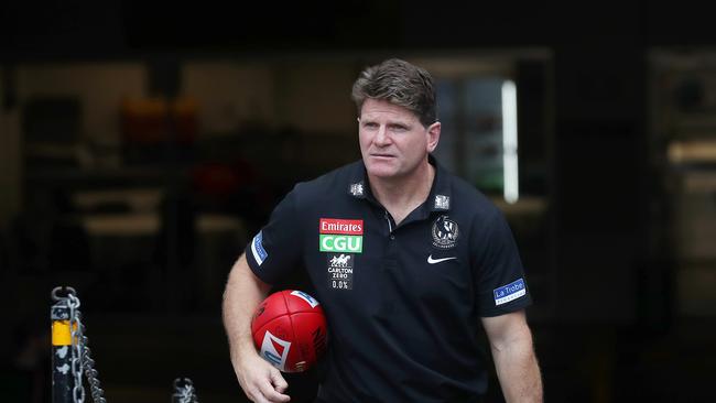 AFL Round 7. 01/05/2021. Collingwood vs Gold Coast Suns at the MCG, Melbourne. cOLLINGWOOD ASSISTANT COACH rOBERT hARVEY. Pic: Michael Klein