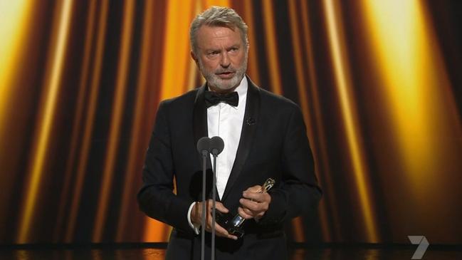 Logies 2023 ceremony - Sam Neill. Picture: Channel 7