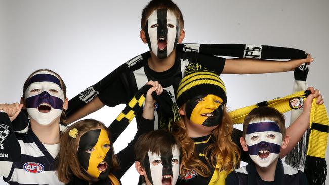 Excitement is hot among footy fans before the season’s start. Picture: Tim Carrafa