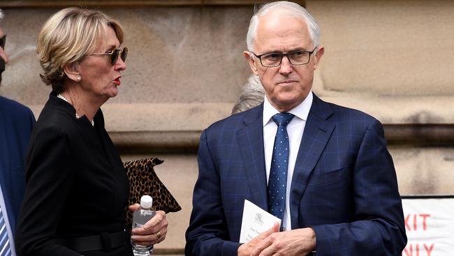 One government source says former Prime Minister Malcolm Turnbull is behind the leaking of the allegations. Picture: NCA NewsWire/Bianca De Marchi