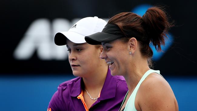 Barty and Dellacqua are teaming up again. Picture by: Colleen Petch.