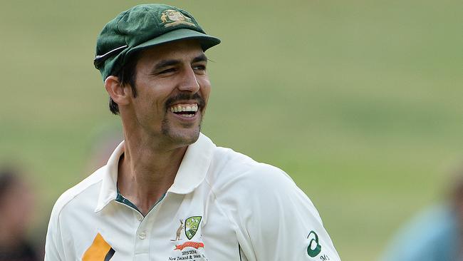 Mitchell Johnson’s life has changed immensely in the last nine months. Picture: Daniel Wilkins.